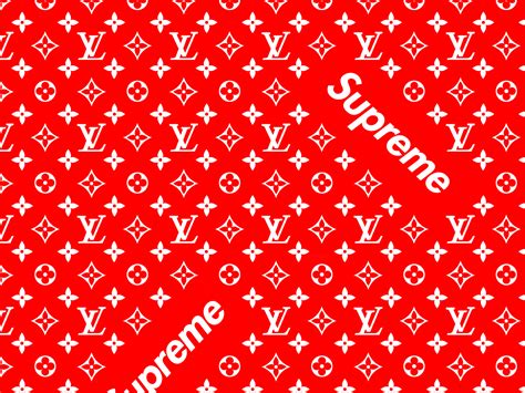 lv x supreme wallpaper